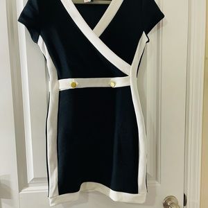 Peek a boo wrap mini dress